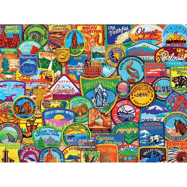 Rompecabezas 1000 Piezas Parches Del Parque Nacional Actividad Familiar - Imagen 2
