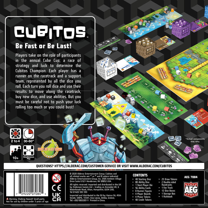 Cubitos Juego de Mesa AEG Carrera de Dados Rápido y Divertido - Imagen 2
