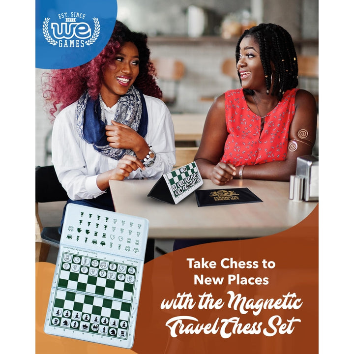 Juego De Mini Ajedrez Magnetico De Bolsillo WE Games Portatil Magnetico - Imagen 4
