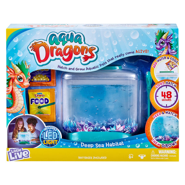 Acuario Little Live Aqua Dragons Juguete Hábitat Mar Profundo - Imagen 1