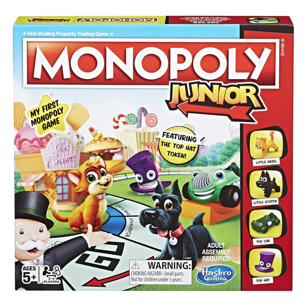 Juego De Mesa Monopoly Junior Para Niños Aprendizaje Y Diversión - Imagen 1