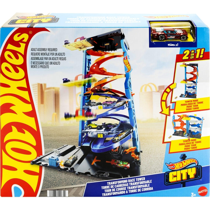 Torre De Carreras Transformable Hot Wheels 164 2 Modos De Carrera Diversión Sin Fin - Imagen 6