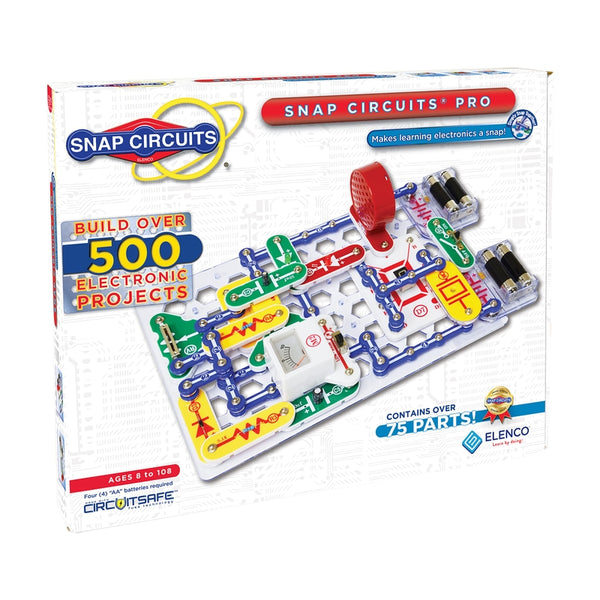Snap Circuits Pro SC-500 Kit Electrónico 500 Proyectos de Circuítos Sin Soldadura - Imagen 1