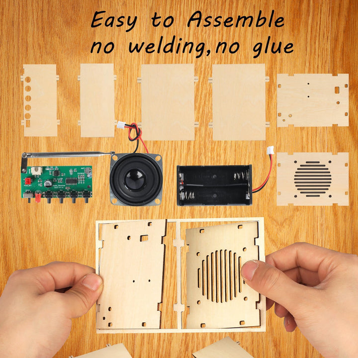 Kit De Ciencia Para Niños 8 A 12 Años Construye Tu Propio Radio FM Juguete STEM - Imagen 7