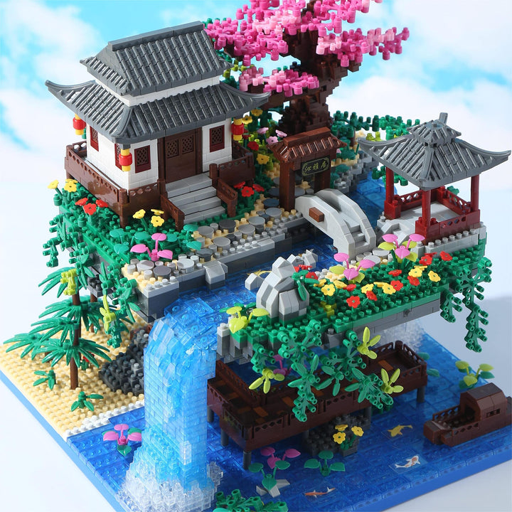 Juego De Construcción Árbol Cerezo 3320 Piezas Con Música Sakura Tree House - Imagen 2