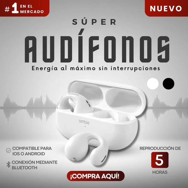 Audifonos Ambie Sin Pantalla Con Sonido Claro Y Diseño Ergonomico