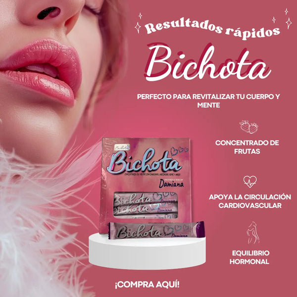 Bichota Sachet X16 Concentrado de Frutas Exóticas Energizante Natural