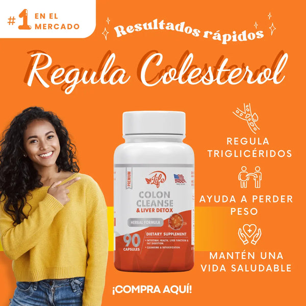 Colon Cleanse Limpieza Digestiva Natural Apoya Bienestar Y Energía