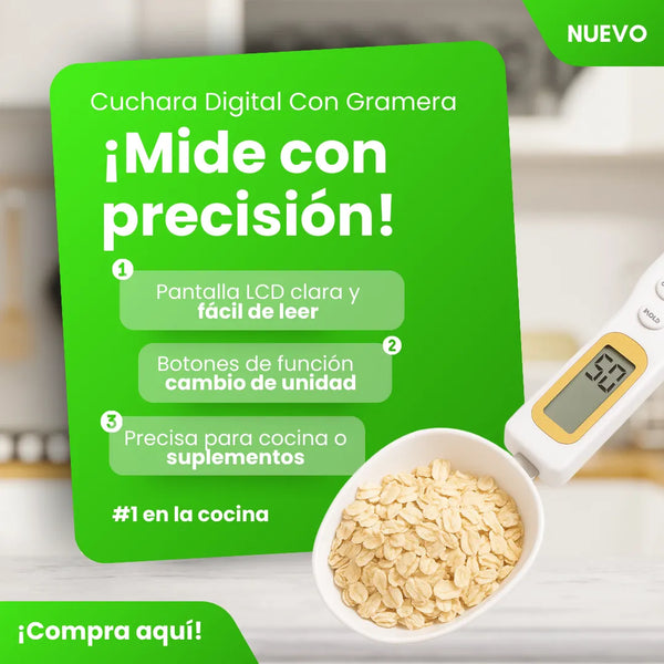 Balanza De Cuchara Digital 3t6b Cuchara Medidora Alta Precisión Pantalla Lcd 500g