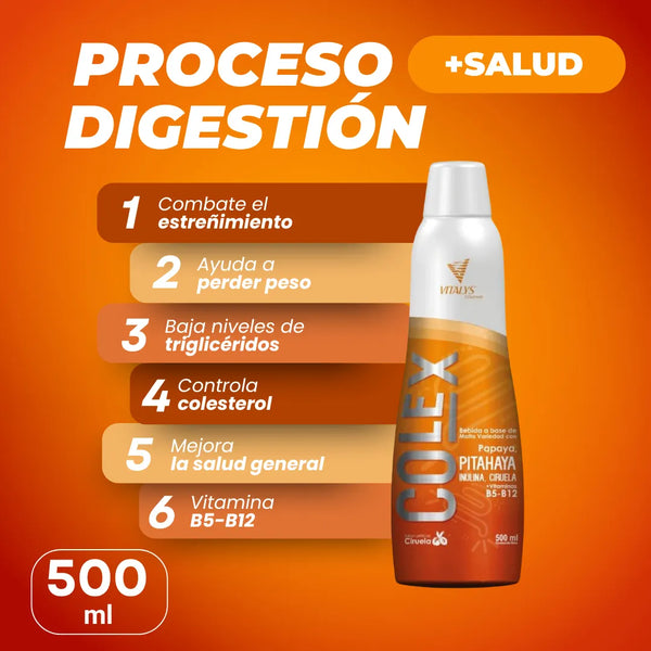 Jarabe Colex Suplemento Natural Para Colesterol Triglicéridos Y Estreñimiento