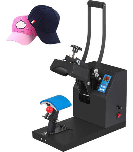 Termofijadora Estampadora Mophorn Cp2815 Para Gorras Con Temporizador Digital