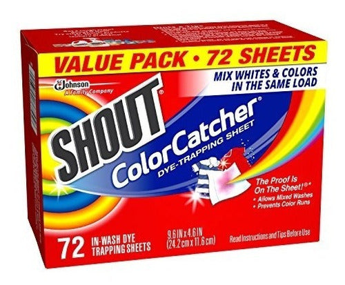 Shout Color Catcher Sabanas Colectoras 72 Uds Protege Colores - almacenspeedway