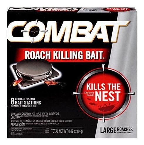 Cebo Para Matar Cucarachas De Combate 8 Unidades Producto Importado