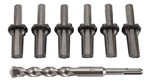 Kit De Herramientas De Mano Para Dividir Piedras 6 Piezas Precisas Y Resistentes