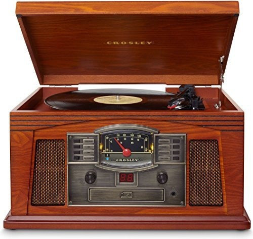 Tocadiscos De 3 Velocidades Con Radio Y Reproductor De Cd Disfruta Tu Música Favorita