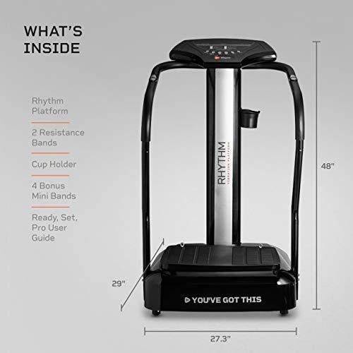 Lifepro Rhythm Vibration Plate Machine Alivia Dolor Mejora Flexibilidad