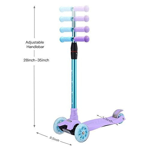 Wonderview Kick Scooter Para Niños Transición Segura Entre 3 Y 4 Ruedas - almacenspeedway