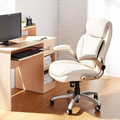 Silla Ejecutiva Ergonómica De Cuero Con Respaldo Alto Para Máximo Confort - almacenspeedway