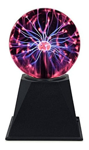 Bola De Plasma Unido Esfera 4 Pulgadas Interactiva y Educativa Con Bobina Tesla