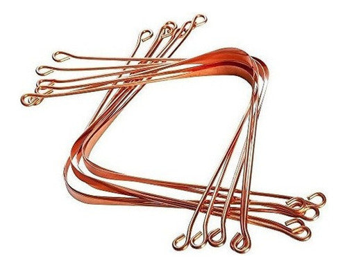 Limpiador de Lengua de Cobre Healthandyoga™ 12 Piezas para Mal Aliento y Salud Bucal