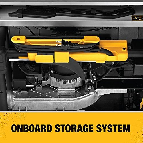 Sierra De Mesa Dewalt 10 Pulgadas Con Soporte Rodante Y Precisión Total - almacenspeedway