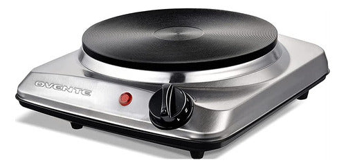 Encimera Electrica 1000W Un Solo Quemador Cocina Compacta Potente y Resistente