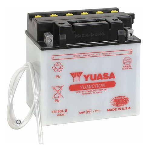 Yuasa YUAM2S6CL YB16CL-B Batería de 12V para Motocicleta Alto Rendimiento