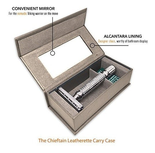 Vikings Blade Chieftain Safety Razor Afeitado Seguro Y Preciso - almacenspeedway