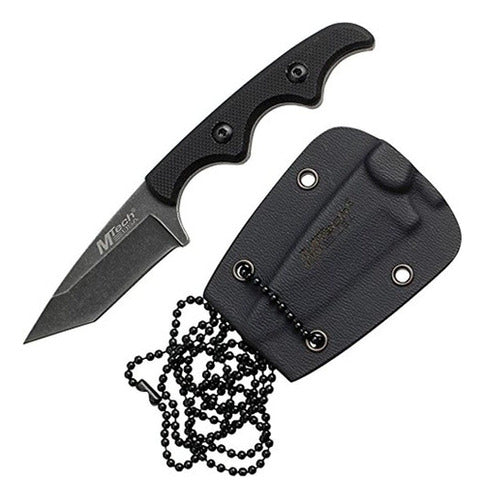 Mtech Usa Mt673 Cuchillo De Cuello De Acero Inoxidable Con Funda