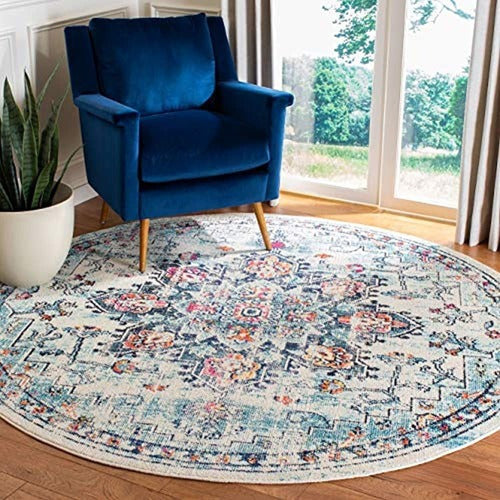 Coleccion Safavieh Madison Alfombra Boho Chic Medal Resistente A Manchas