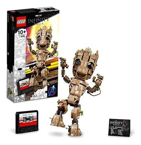 Kit De Construcción Lego Marvel Soy Groot 76217 Figura Bebé Groot Para Jugar Y Exponer