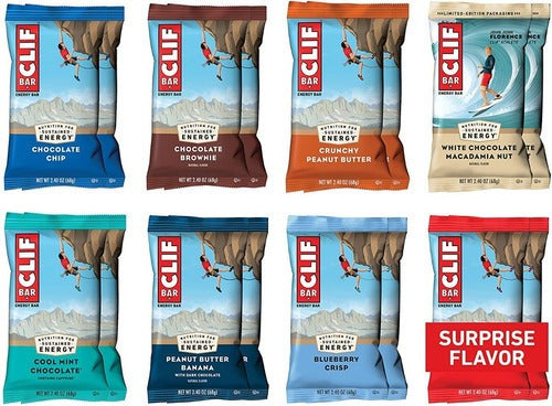 Clif Bars Barra De Energía Paquete Surtido Con Ingredientes Orgánicos
