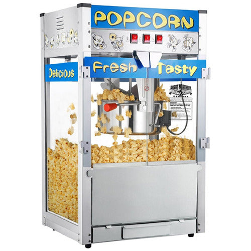 Máquina Crispetera Comercial 12 Oz Great Northern Popheaven Pro Calor Uniforme