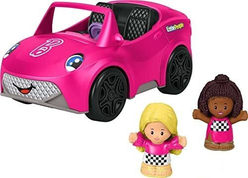 Barbie Convertible Fisher Price Little People Sonidos Y Figuras Incluidas