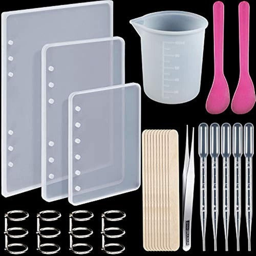 Kit De Moldes De Resina Para Cuadernos Willbond Completo
