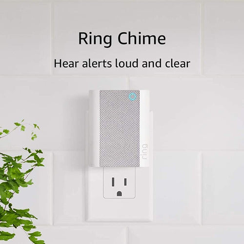 Ring Chime Para Notificaciones De Cámaras Y Timbres Con WiFi Fácil Instalación