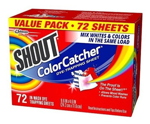 Shout Color Catcher Sabanas Colectoras 72 Uds Protege Colores - almacenspeedway