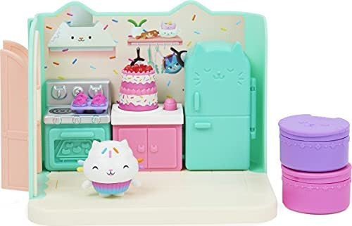 Gabby’s Dollhouse Bakey With Cakey Kitchen Casa de Muñecas con Figura y Accesorios - almacenspeedway