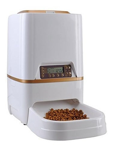 Westlink 6l Dispensador Automatico De Alimentos Para Mascotas Con Grabadora De Voz