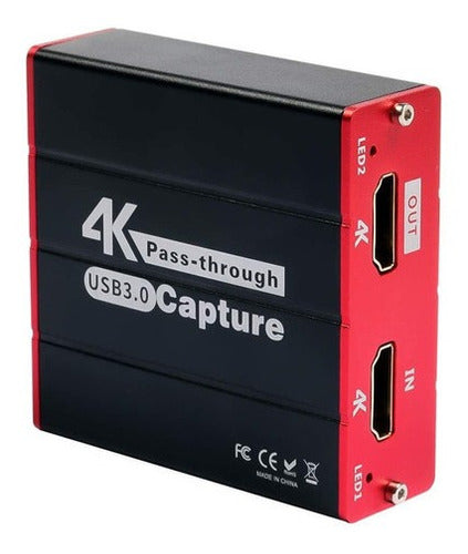 Mirabox Extensor Tx Extensor HDMI Mirabox HSV373-RX Captura Video 1080p 60fps Plug and Pla ...