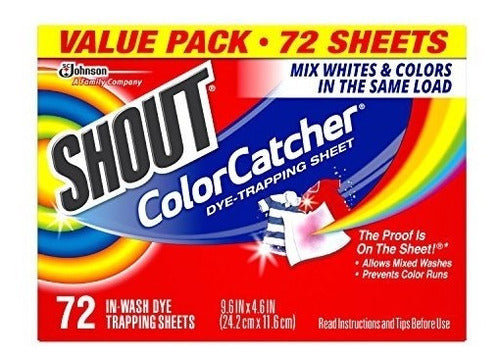 Shout Color Catcher Sabanas Colectoras 72 Uds Protege Colores - almacenspeedway