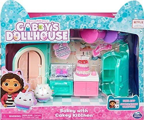 Gabby’s Dollhouse Bakey With Cakey Kitchen Casa de Muñecas con Figura y Accesorios - almacenspeedway