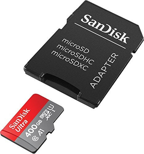 Tarjeta Micro SDXC Sandisk Ultra 400GB Velocidad 120MBs Con Adaptador - almacenspeedway