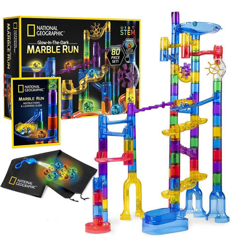 National Geographic Glowing Marble Run Juego Creativo Para Niños