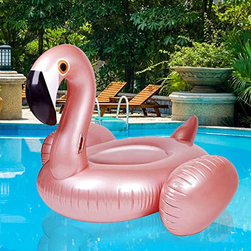 Flotador Inflable Gigante Para Piscina De Flamenco Disfruta Del Verano