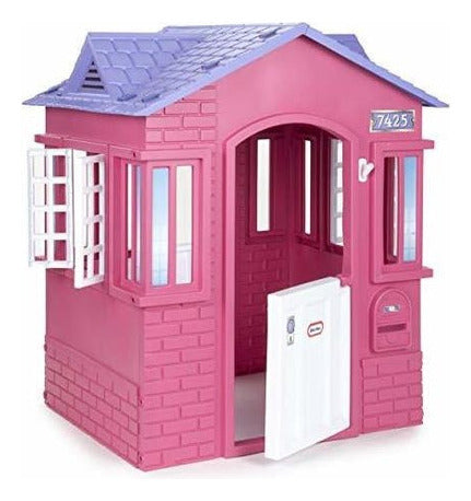 Little Tikes Cape Cottage Princess Playhouse Con Bellas Puertas Funcionales Rosa