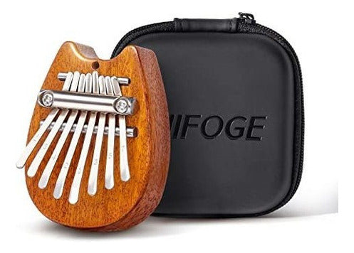 Mifoge Mini Kalimba 8 Teclas Piano De Pulgar De Madera Portátil