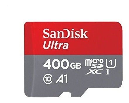 Tarjeta Micro SDXC Sandisk Ultra 400GB Velocidad 120MBs Con Adaptador - almacenspeedway