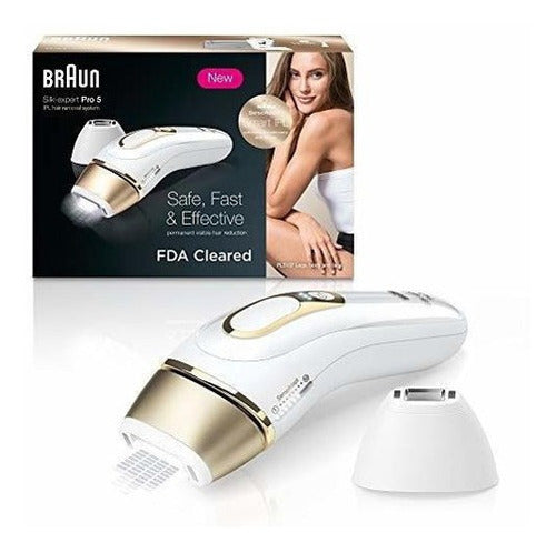 Depiladora Braun Ipl Silk Expert Pro 5 Resultados Permanentes Seguro Y Rápido