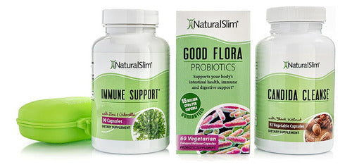 Kit Candiseptic Natural Slim Para Candidiasis Con Libro Incluido Envio Gratis